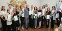 К Дню физкультурника отмечена женская флорбольная команда - Городской совет депутатов
