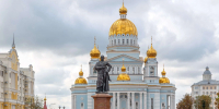 Кафедральный собор Феодора Ушакова в Саранске обрёл «янтарное» сияние - Pg13.Ru