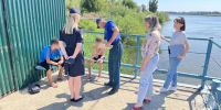 Инспекторы ГИМС выявляют безнадзорных детей на водоёмах в Камызякского района - МЧС России