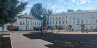 В Костроме выполнены основные работы по благоустройству сквера у памятника Юрию Долгорукому - Город Кострома