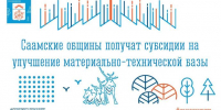 Саамские общины получат субсидии на модернизацию материально-технической базы - Министерство по внутренней политике
