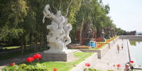 На Мамаевом кургане восстановили скульптуру «Крах фашизма» - Волга-Медиа
