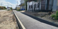 В Куртамыше укладывают новый асфальт по улице 22-го Партсъезда - Новый мир