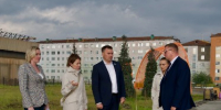 Глава города Норильска Дмитрий Карасев провел выездное совещание по развитию парка «Озеро Долгое» - Администрация города