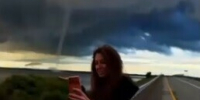 Водяной смерч зафиксировали на камеру в Хабаровском крае видео - Amur.Life