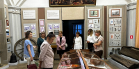 В Вяземском историко-краеведческом музее состоялось открытие выставки книжной иллюстрации «Евгений Рачёв - художник народной мудрости». - Историко-краеведческий музей