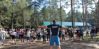 Псковские полицейские провели «Зарядку со стражем порядка» - Pln-Pskov.Ru