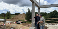 На стройплощадке школы по улице Тентюковская в Сыктывкаре увеличили число рабочих и техники - ИА Комиинформ