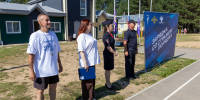 В детском лагере вологодские полицейские провели спортивную акцию - ProGorod35.Ru