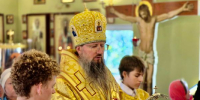 Накануне Недели 10-й по Пятидесятнице в храме свт. Спиридона Тримифунтского состоялось архиерейское богослужение - Владивостокская епархия
