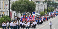 День физкультурника в Омске отметили масштабным парадом спортсменов - 12 канал