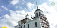 В деревне Ляли впервые за 97 лет совершили Крещение в восстанавливаемом соборе - ИА Комиинформ