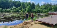 В поселке Вольгинский спасают новую набережную от размыва - Progorod33.Ru