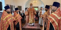 Епископ Новокузнецкий и Таштагольский Владимир возглавил всенощное бдение в канун престольного праздника в храме св. вмч. Пантелеимона пос. Кузедеево - Кемеровская и Новокузнецкая епархия