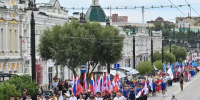 В Омске второй год подряд провели масштабный парад спортсменов - Baikal24.Ru