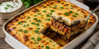 Выкладываю баклажаны, картофель и фарш слоями: греческая мусака получается нежной и сытной - Кубанские Новости