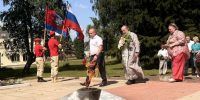В Кромах почтили память воинов, освободивших поселок от немецко-фашистских захватчиков. 6 августа 2026 года, п.Кромы Кромского района Орловской области. - Орловская и Ливенская епархия