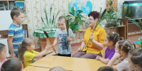 Тяжёлый камыш из пруда: необычная находка в детском саду №16. - Красноармейский район