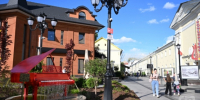 В городах Ярославской области продолжается комплексное создание пешеходных пространств - Городской телеканал