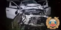 В Башкирии мужчина погиб в аварии после столкновения с попутной машиной - Башинформ