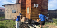Картинка В Тыве молодогвардейцы продолжают помогать семьям бойцов СВО в решении повседневных бытовых вопросов  от Молодой Гвардии - Молодая Гвардия