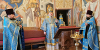 Митрополит Корнилий совершил всенощное бдение в канун праздника Смоленской иконы Божией Матери - Архангельская епархия