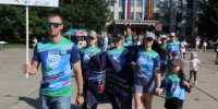 Шествием спортивного сообщества отметили День физкультурника в Биробиджане - ИА Eaomedia.Ru