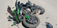 ДТП с мотоциклом Kawasaki 2.7.2026, 68 км Смоленск - Вязьма - Зубцов, Дорогобужский округ, фото ГАИ - О чём Говорит Смоленск