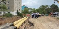 На улице Тихоокеанской меняют аварийную теплотрассу ТМ-33 - Администрация г. Хабаровска