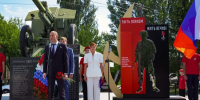 В поселке Горячий ключ в День села открыли памятникам участникам СВО - Газета Омский пригород