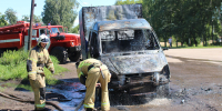 В Сараях сгорела «Газель» - RyazPressa.Ru