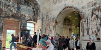 Трубчевское благочиние. Праздничное богослужение в третью годовщину со дня совершения первой Божественной литургии в руинированном храме в честь Параскевы Пятницы с. Филипповичи - Клинцовская епархия