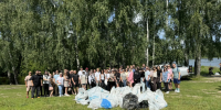 Прошла экологическая акция на озере Лесное - Татарстанское отделение РГО