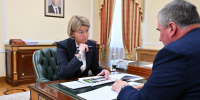 Ольга Абрамова провела встречу с Главой Киясовского района Сергеем Кирющенковым - Глава и Правительство Удмуртской Республики