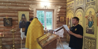 Активист ЛДПР Алексей Молебнов рассказал прихожанам о подвиге святого Пантелеимона - ЛДПР
