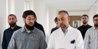 Адам Алханов провёл проверку хода ремонтных работ в РДКБ им. Е. П. Глинки. - ИА Грозный-информ