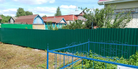 Устройство забора на кладбище д.Малые Кибячи - Сабинский район