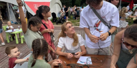 В районе Царицыно прошёл патриотический фестиваль, посвящённый поддержке военнослужащих - Единая Россия