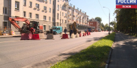 На Октябрьском проспекте в Пскове стартовали аварийные работы на сетях водоотведения - ГТРК Псков