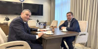 Хинштейн встретился с секретарем Генсовета «Единой России» Владимиром Якушевым - РИА Курск