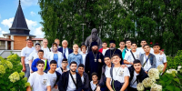 Участники международной культурно-образовательной программы для школьников Твери и Палестины «Посольство Дружбы» побывали в Старицком Свято-Успенском монастыре - Тверская епархия