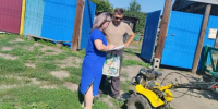 Выезд мобильной социальной службы в с. Матасы, Петуховского муниципального округа. - Центр соцобслуживания населения