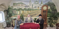 Нижегородский Вознесенский Печерский монастырь посетил наместник Свияжской Богородице-Успенской обители, директор музея Казанской епархии игумен Аркадий (Логинов) - Нижегородская епархия