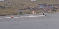 Водоем. Скриншот видео пресс-службы ГУ МЧС России по Иркутской области - Irk.Ru