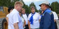 В Искитимском районе «Партийный контроль» выехал в Усть-Чем: задача - проанализировать ход ремонтных работ мостового сооружения - Совет муниципальных образований