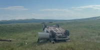 Молодая женщина на Toyota улетела с трассы в кювет в Бейском районе Хакасии - Агентство Информационных Сообщений