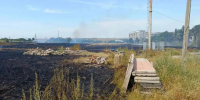 В Орске ликвидировали пожар рядом с детским лагерем - Orenburg.Media