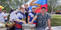 Сотрудники ИК-2 УФСИН России по Сахалинской области приняли участие в военно-исторической реконструкции  «Штурм-полицейского поста Хандаса» - УФСИН