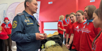 В «Лесной сказке» прошла встреча с силовыми ведомствами в рамках патриотической смены - ГУ МЧС Удмуртии