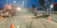 В Великом Новгороде на виадуке столкнулись два Kia Cerato - 53news.Ru